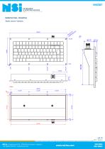 Compact rugged full travel keyboard - Panel mount-4
