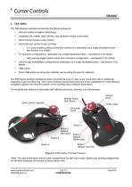 Ergonomical, ambidextrous R38 mm desktop trackball-3