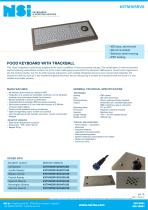 Food keyboard with trackball-1