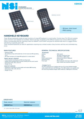 Handheld desktop keyboard