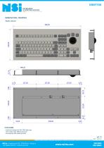Handheld desktop keyboard with trackball-2