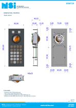 Handheld panel mount keyboard with trackball-2