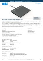 Industrial 6 inch desktop touchpad