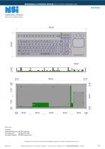 Industrial IP65 keyboard with touchpad-3