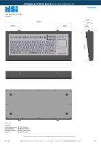 Industrial IP65 keyboard with touchpad-4