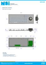 Industrial IP65 keyboard with trackball-2