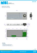 Industrial IP65 keyboard with trackball-3
