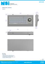 Industrial IP65 keyboard with trackball-4