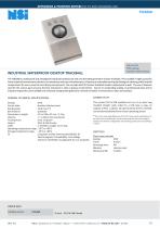 Industrial waterproof desktop trackball-1
