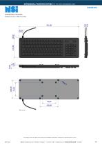 Mobile keyboard with mouse button-3