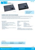 Numpad and function keyboard - panel mount-1