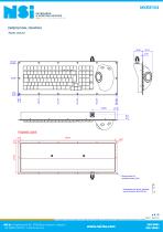 Rugged full travel keyboard with rugged trackball-4