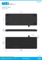 Silicone rubber keyboard - panel mount-3