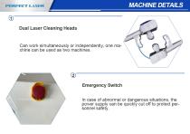 Perfect Laser - 1000W 1500W 2000W 3000W Handheld Double-head Fiber Laser Cleaning Machine PE-1000Z-9