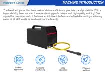 Perfect Laser - 1200W Small Desktop Hand-held Pulse Metal Laser Welding Machine PE-W1201-2