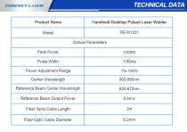 Perfect Laser - 1200W Small Desktop Hand-held Pulse Metal Laser Welding Machine PE-W1201-6
