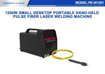 Perfect Laser - 1200W Small Desktop Hand-held Pulse Metal Laser Welding Machine PE-W1201-1