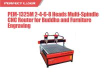 Perfect Laser - 2-4-6-8 Heads Multi-Spindle CNC Router for Buddha and Furniture Engraving - 1