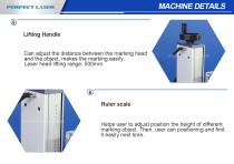 Perfect Laser-20W 30W 50W Floor-standing Pen Conveyor Belt Laser Engraving Marking Machine With Enclosed Cover For Metal PEDB-460 Pro-10