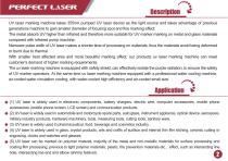 Perfect Laser Fiber Laser Marking Machine with cabinet PE-UV-3W 5W 7W 10W - 2