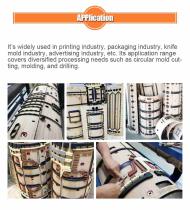 Perfect Laser-Low Consumption Automatic Double Heads CNC Rotary Wood Template Die Milling Cutting Machine PEC-3000M-5