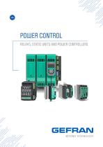 POWER CONTROL RELAYS, STATIC UNITS AND POWER CONTROLLERS-1