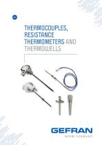 THERMOCOUPLES, RESISTANCE THERMOMETERS AND THERMOWELLS