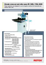 Circular cross-cut and mitre saws ZS 135N, 170N, 200N - 1