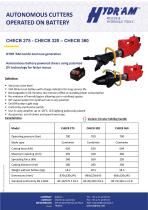 CHECB 275 -CHECB 320 –CHECB 360 / AUTONOMOUS CUTTERS OPERATED ON BATTERY - 1