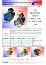 Lightweight Petrol engine driven hydraulic units Co-axial Version - 1