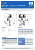 Double Block and Bleed Unit for Gaseous Media - Type KVF-KVF (ANSI ...