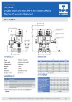 Double Block and Bleed Unit for Gaseous Media - Type KVF-KVF (DIN) - 3