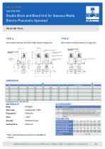 Double Block and Bleed Unit for Gaseous Media - Type KVH-KVH (DIN) - 3