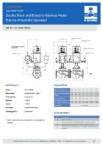 Double Block and Bleed Unit for Gaseous Media - Type KVII/F-KVII/F (ANSI 150lbs.) - 3