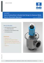 Quick-Closing Valve for Gaseous Media - Type KVII/FD (DIN) - 1