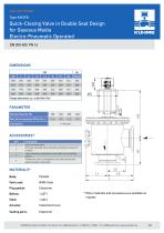 Quick-Closing Valve for Gaseous Media - Type KVII/FD (DIN) - 3