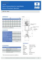 Quick-Closing Valve for Liquid Media - Type KVF (DIN) - 3