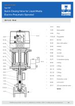 Quick-Closing Valve for Liquid Media - Type KVF (DIN) - 4