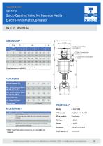 Quick-Opening Valve for Gaseous Media - Type KVF/O (ANSI 150lbs.) - 3