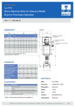 Quick-Opening Valve for Gaseous Media - Type KVF/O (ANSI 300lbs.) - 3