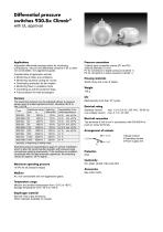 Beck. The adjustable Differential pressure switches Climair® with UL approval - 2