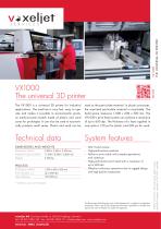 VX1000 The universal 3D printer - 1