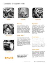 Onvio Zero Backlash Reducer Catalog - 19