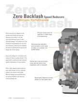 Zero Backlash Speed Reducers - 4