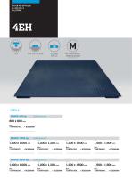 4 LOAD CELLS TOP-OF-FLOOR OR PIT WEIGHING PLATFORMS 4EH SERIES - 1