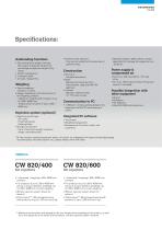CW 800 SERIES AUTOMATIC CHECKWEIGHERS - 2