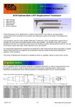 ACW Submersible LVDT Displacement Transducer - 1