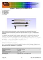 D5 & D6 LVDT Displacement Transducer - 1