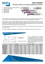 DCC Series 4-20mA 2-wire Output Displacement Transducer - 1