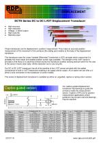 DCTH Series DC to DC LVDT Displacement Transducer - 1